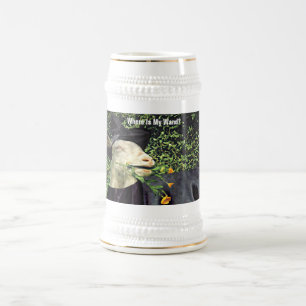 Halloween Wizard Goat Bierglas