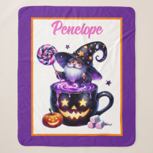 Halloween Wizard in Pumpkin Tasse Lollipop Magie Sherpadecke