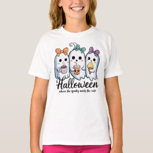 Halloween: Wo die Spooky das Niedliche trifft T-Shirt