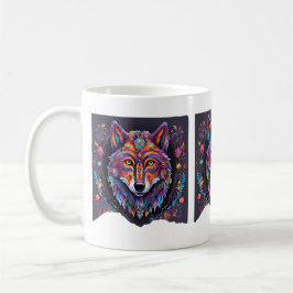 Halloween Wolf Alebrije Kaffeetasse