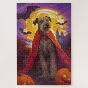 Halloween Wolfhound Vampire Pumpkins Beängstigend