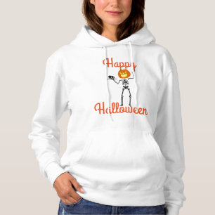 Halloween Women's Hooded Sweatshirt/Skelett Hoodie