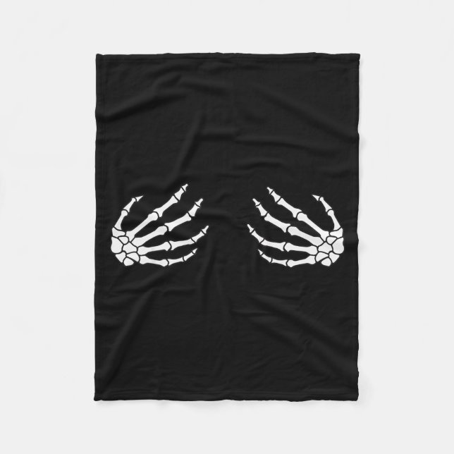 Halloween Women's Skeleton Hand  Fleecedecke (Vorderseite)