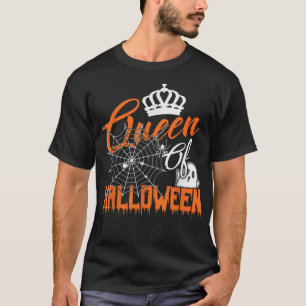 Halloween Womens Spiderweb Beängstigende Spooky G T-Shirt