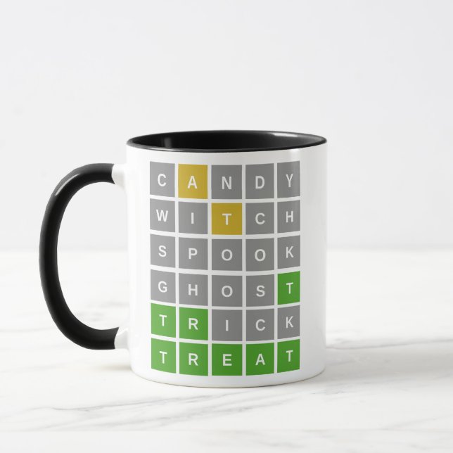 Halloween WORDLE-Tasse Tasse (Links)