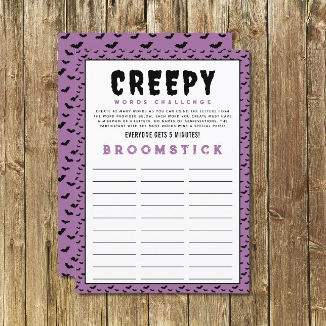 Halloween Words Challenge Game | Word Games (Von Creator hochgeladen)