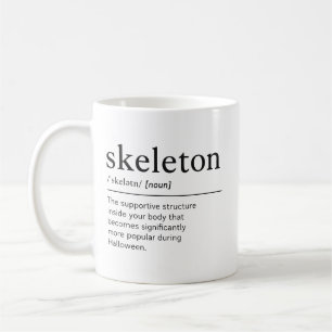 Halloween-Wörterbuch Gruselige Saison Humor-Gesc Kaffeetasse