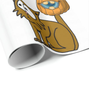 Halloween Wrapping Paper, Cat Geschenkpapier