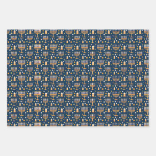 Halloween Wrapping Paper Flat Sheet Set 3 Geschenkpapier Set