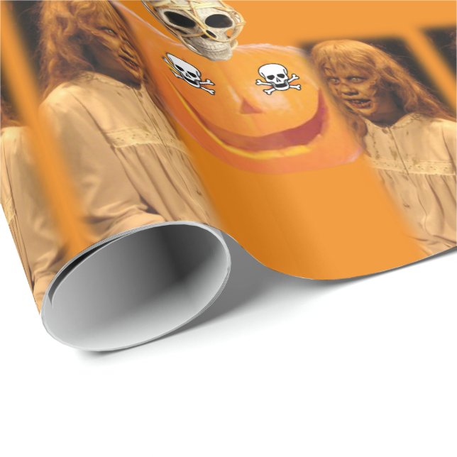 Halloween Wrapping Paper Geschenkpapier (Rolleneckpunkt)