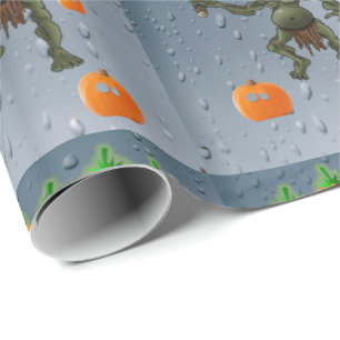 Halloween Wrapping Paper, Goblin Geschenkpapier