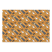 Halloween Wrapping Paper Set