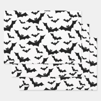 Halloween wrapping paper| Spooky, Bat Geschenkpapier Set
