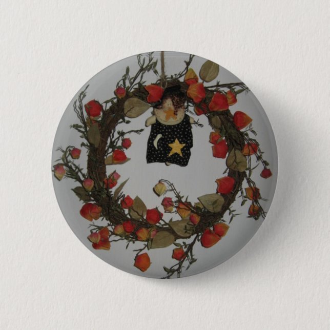 Halloween Wreathe Button (Vorderseite)