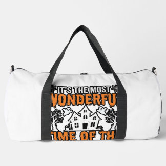 Halloween Wundervolle Zeit Des Jahres Vintage-Shir Duffle Bag