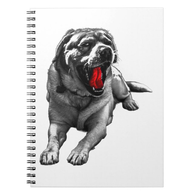 Halloween Yawn Notes Notizblock (Vorderseite)