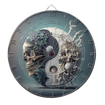Halloween Yin-Yang Skeleton Fusion