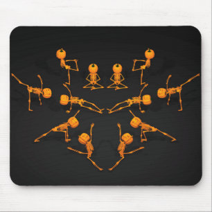 Halloween-Yoga-Klasse Mousepad