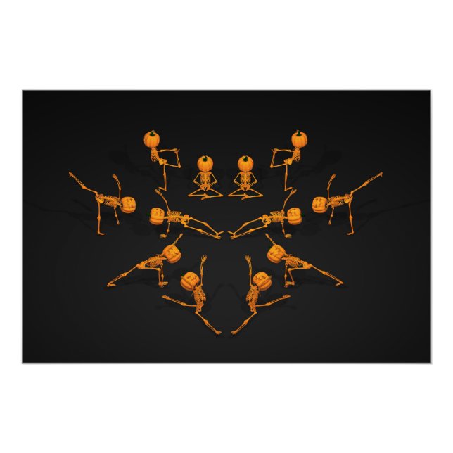 Halloween-Yoga-Klasse Poster (Vorderseite)