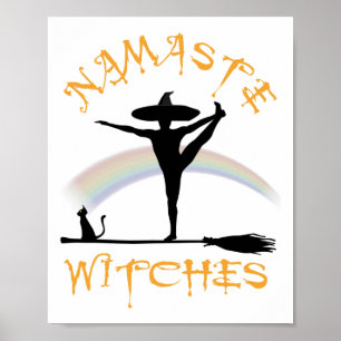 Halloween-Yoga Lgbt-Stolz - Namaste Hexen _1 Poster