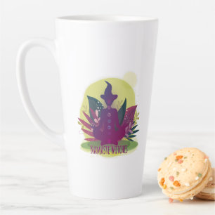 Halloween Yoga Namaste Hexen Milchtasse
