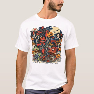 Halloween Yokai Nachtparade T-Shirt