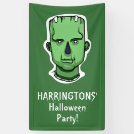 Halloween-Zeichen, benutzerdefiniertes Textbanner  Banner