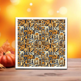 Halloween-Zeichen Serviette