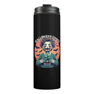Halloween-Zeit, aber eigentlich glückliche Zeit! Thermosbecher