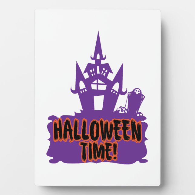 Halloween-Zeit!   Fotoplatte (Vorderseite)