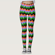 Halloween Zigzag Leggings