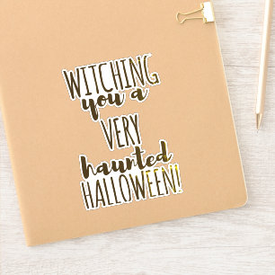 Halloween-Zitat Aufkleber
