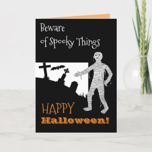 Halloween Zitat Black Cat Hexenkuchen Friedhof Mum Karte