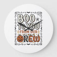 Halloween-Zitat Boo to You From Our Crew Vintage E