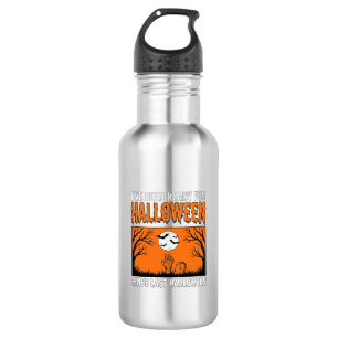 Halloween-Zitat Ich bin seit letztem Halloween ber Edelstahlflasche