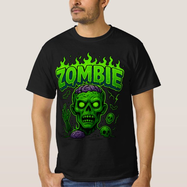 Halloween Zombie Clothes | Spooky Unisex T-Shirt (Vorderseite)