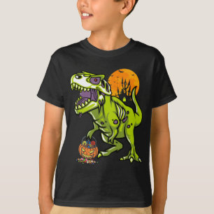 Halloween Zombie Dinosaurier Geschenk für Kinder  T-Shirt