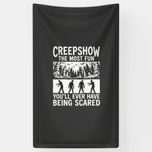 Halloween Zombie Erschrocken Horror Vektor Design_ Banner