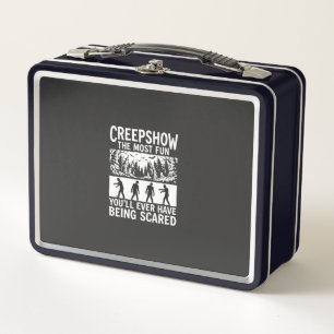 Halloween Zombie Erschrocken Horror Vektor Design_ Metall Brotdose