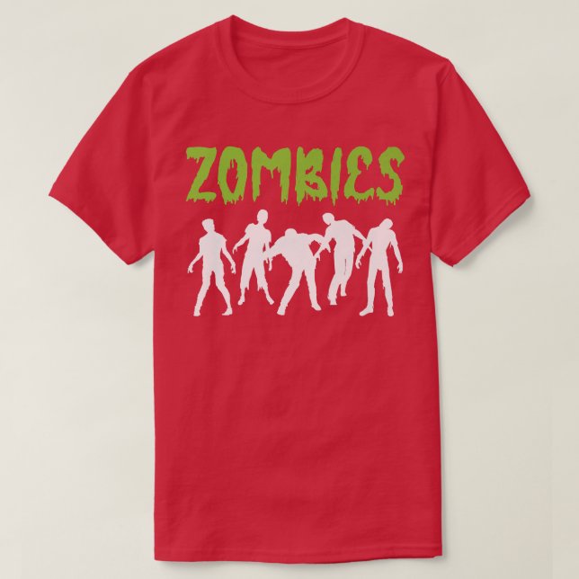 Halloween Zombie Evil Killer Demon Zombie Horror T-Shirt (Design vorne)