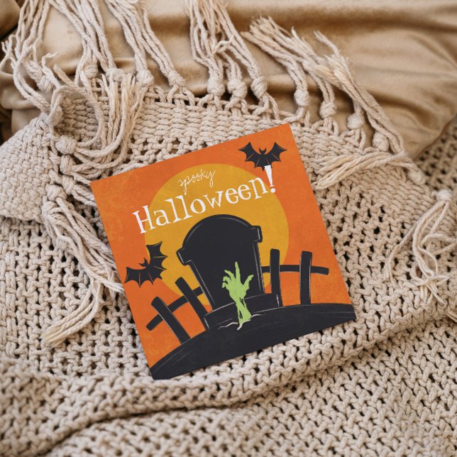 Halloween Zombie Feiertagskarte (Von Creator hochgeladen)