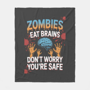 Halloween-Zombie Fleecedecke