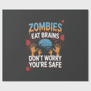 Halloween Zombie Geschenkpapier