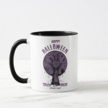 Halloween Zombie Hand Tasse - Trick oder Treat Spo