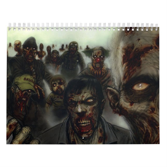 Halloween-Zombie-Kalender Kalender (Titelbild)