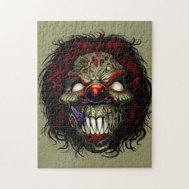 Halloween Zombie Killer Clown Beängstigend Funny (Vertikal)