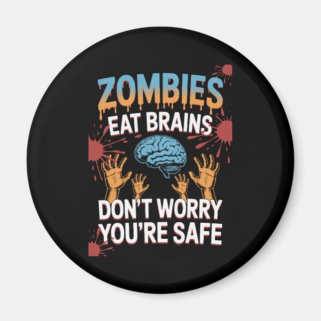 Halloween Zombie Magnet (Vorne)