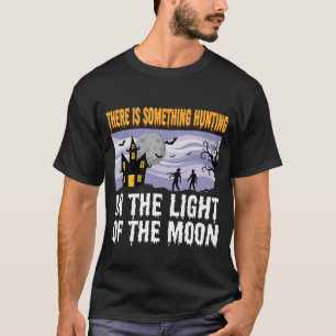 Halloween Zombie Mondlicht Spukhaus Grafik T-Shirt