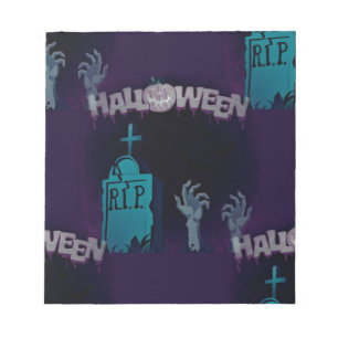 Halloween Zombie Notizblock
