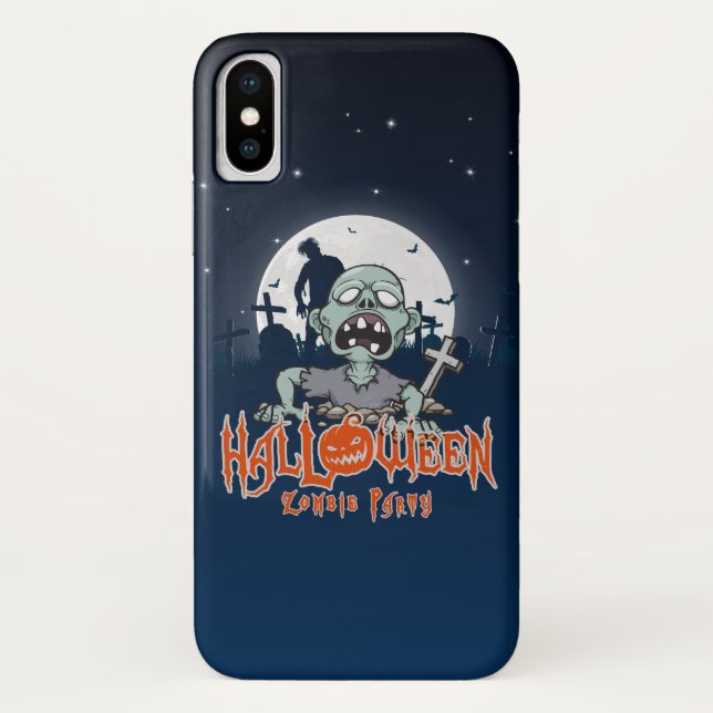 Halloween Zombie Party | Case-Mate iPhone Hülle (Rückseite)